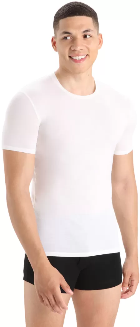 Icebreaker Anatomica Crewe T-Shirt Ecru